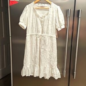 White Casual Nanette Lepore Dress Size 14